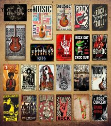 2021 Calssic Top Retro Pop Music Tin Sign Music Vintage Metal Plaque Fstival Rock Jazz Wall Art Poster For Bar Pub Club Room Wall 3432931