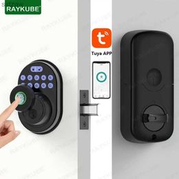 Smart Lock Bluetooth fingerprint digital electronic lock supports remote temporary password for wooden door 904F WX
