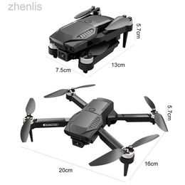 Drones HOT F198PRO Drone Professional Dual Camera 1080P WIFI FPV High Definition Aerial Photography Wide Angle Brushless d240509