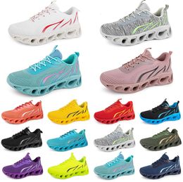 Summer women running shoes fashion men trainer triple black white red yellow purple green blue peach teal purple orange light pink breathable sports sneakers