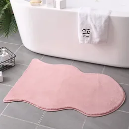 Carpets 2024 Kawaii Solid Small For Home Bathtub El Decor None-slip Long Kitchen Waterproof Carpet Floor Mat Hallway Rugs