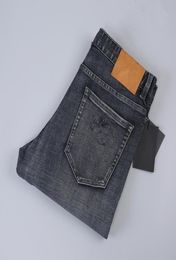 Luxurys Designer Bags Mens Jeans Thin Design Denim Elasticity Vintage Pant Fashion Slimleg pants Business Casual Trousers Plus Si3173729