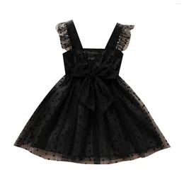 Girl Dresses Toddler Girls Children Round Neck Sleeveless Dress Lace Puffy Party Wedding Prom Athletic