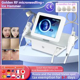 Fractional RF Frequency Micro Beauty Machine For Stretch Mark Scar Acne Remove Face Lifting Body Treatment