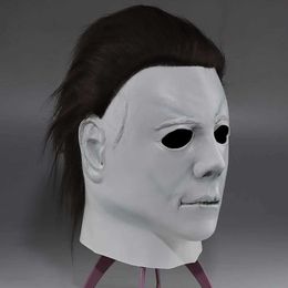 Party Masks 1978 Halloween Michael Myers Mask Role Play Terror Demon Killer Latex Helmet Carnival Makeup Ball Costume Props Q240508