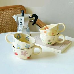 Mugs 1 Instagram Cream Yellow Ceramic Mug Coffee (purple Tulip/blue Flower/Orange Flower/pink Flower Cherry)