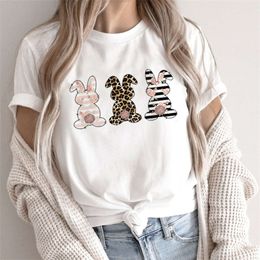 Clothes Women Fashion Clothing Rabbit Cute T-shirt Street China-Chic Short Sleeve T-shirt Mens and Womens Wide