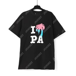 Palm PA 24SS Summer Letter Printing T Shirt Boyfriend Gift Loose Oversized Hip Hop Unisex Short Sleeve Lovers Style Tees Angels 2226 IMCJ