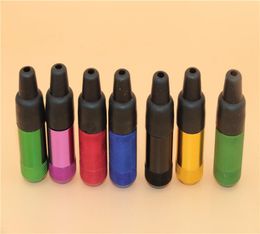 12pcs pocket Metal pipes Nipple Smoke Pipes mini Tobacco Herb Smoking Pipe accessories Aluminum cigarette holder Rubber Mouth tips3898645