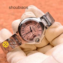 Ladies Cart Sport Luxury Men Wristwatches Women's Blue Designer Wrist Watch Classic Women Balloon Refined Steel Powder Plate Mechanical Quartz GY5M 1281