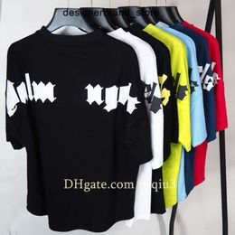 Mens t Shirts Letter Printing Unisex Women Couple Outfit Style Fashion Cotton Half Sleeve Round Neck T-shirt Boyfriend Gift Loose and Comfortable Street Trends 07T7