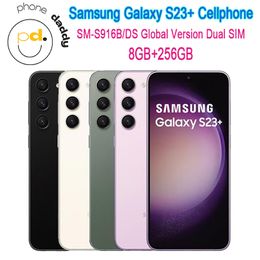 Samsung Galaxy S23+ SM-S916B/DS 6.6" ROM 256GB 8GB Snapdragon 8 Gen 2 NFC Triple Rear Camera Octa Core Original Samsung 5G Cell Phone Dual SIM