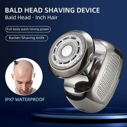 Razors Blades 5-in-1 mens electric shaver beard nose baldness trimmer facial C-shaped rechargeable Q240508