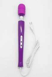 10 Speed Magic Wand Travel Massager Ultra Powerful Clit Vagina Body Massager AV Vibrator Stick Adult Sex Toys Products6128540