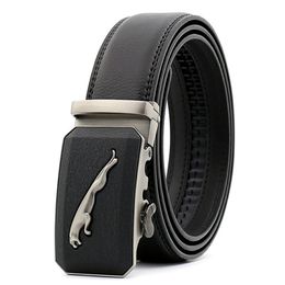 2017 Fashion Men's Genuine Leather Belt Cool Automatic Buckle 130 140 150cm Male Cowskin Cinto Brand Ceinture 3011