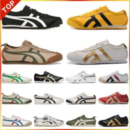 Onitsukass 66 Sneakers Womans Men Shoes Black White Blue Yellow Beige Low Fashion Trainers Loafer