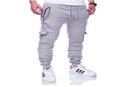 Mens Joggers Fashion Harem Pants Trousers Hip Hop Slim Fit Sweatpants Men for Jogging Dance 8 Colours sport pants M3XL J1809203390519