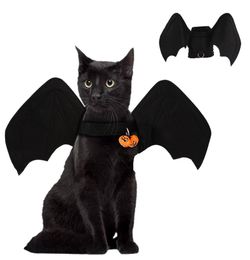 New Halloween Dog Clothes Pet Clothes Bat Wings Cat Dog Halloween Cloth Decoration Costume Foldable Whole 2511347