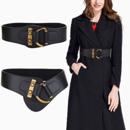 Elastic Belt for Woman Fashion Widen Belts Genuine Cowhide 4 Colour Highly Quality 283j