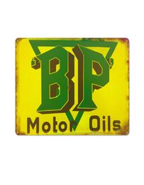 Retro metal tin material painting vintage car motor oil slogan signs man cave decorative poster plates8419874