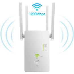 Signal Amplifier Wireless AP AC1200M Dual Band Repeater Through Wall WiFi Repeater