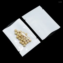 Storage Bags Est Top Open 9 13cm 100Pcs/ Lot Clear/ White Food Heat Seal Vacuum Compound Poly Pack Bag For Sliced Dried Beef