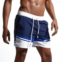Men's Shorts Beach Pants Summer Style Swim Pocket Mens Swimming Quick Dry Trunks Swimwear With Mesh Lining