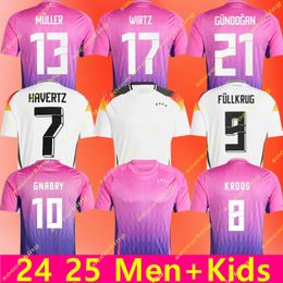 2024 2025 Germany soccer jerseys FULLKRUG HUMMELS KROOS GNABRY WERNER DRAXLER REUS MULLER GOTZE European Cup football shirt Men kids kit Fans Player Germany jersey