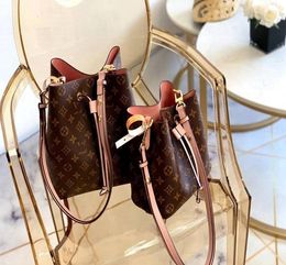 Woman Fashion Luxury Handbag Purses Classic Brown Leather Handbags Shoulder Chain Cross body Bag L25655284995