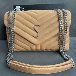 YS L OULOU Puffer Tote Ysllbag Leather Quilted Shoulder Bags Denim Clutch Cross Body Handbags Black Designer Bag Top Luxury Gold Chain Pochette Messenger Bag 597