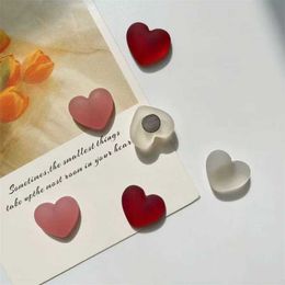 3PCSFridge Magnets Ins Matte Colour Love Three-dimensional Creative Refrigerator Photo Message Decoration