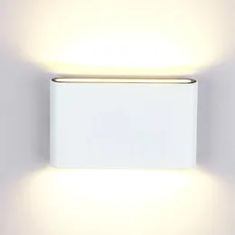 Wall Lamp BECOSTAR Aluminium Light Up And Down LED Lights 6w /12W Warm White 3000k Black