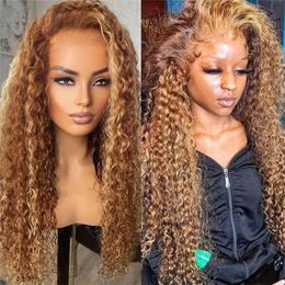 Hot Selling Water Wave Lace Frontal Human Hair Wigs For Black Women Wet And Wavy Synthetic Loose Deep Wave Closure Wig