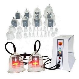 2022 Whole Buttocks Enlargement Cup Vacuum Breast Enlargement Therapy Cupping Machine Vacuum Cups Suction With 35 CUPS2872107