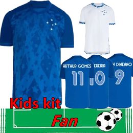 24 25 Cruzeiro EC soccer jerseys home away women Outubro Rosa GIOVANNI EDU BRUNO JOSE ADRIANO Camiseta de Raposas football shirts 2024 2025 Kids kit Esporte Clube