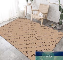 Simple Living Room Fashion Brand Carpet Luxury Bedroom Bedside Whole Non-Slip Absorbent Wear-Resistant Crystal Velvet Carpets