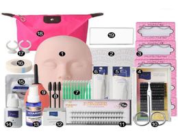 False Eyelashes Eyelash Semi Permanent Individual Extensions Curl Eye Lash Starter Beauty Makeup Kit Tool12737960