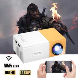 Projectors The YG300 portable mini movie projector is suitable for outdoor camping/driving/home Theatre projectors with a lifespan of 30000 hours J0509