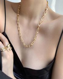 High Quality Creative U lOCK Chain Necklace for Girl Women bracelets earrings Jewellery set Fashion Nice Jewellery Necklaces Accessori8176524