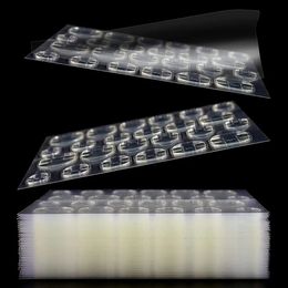 1200Pcs Double-Sided Nail Adhesive Stickers Waterproof Breathable Transparent False Nail Glue Sticker Jelly Nail Tips DIY Tool 240509