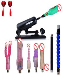 Love Sex Machine Gun Set 6 cm Retractable Masturbation Machine Adjustable Speeds Love Machines Sex Toys for Male3783520