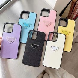 Men Women Phonecase Designer Phone Cases Luxury Cell Phone Shell Leather Phonecases Iphone 15 14 13 12 11 Covers High Quality Phone Case