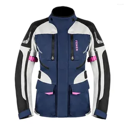 Motorcycle Apparel Jacket Double Waterproof Women Interior Detachable Thermal Window Type Breathable XS-3XL