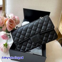 Wholesale Designer Bag Shoulder Bag Luxury Caviar Crossbody Bag Handbags Chain Bag Flap Women Cheque Velour Thread Fashion Purse Double Ojhs