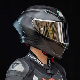 Photography helmet with shiny black imitation carbon fiber pattern props special personality for men and women universal display all seasons full hX1SD