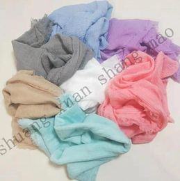 Blankets 180 90cm Hand Dyed Cheesecloth Gauze Net Wrap Baby To Maternity Pography Props Born Background
