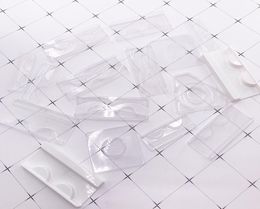 100pack whole plastic clear lash tray mink lashes holder for packaging box package case bulk vendors3015166