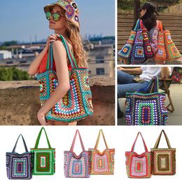 Popular Designer Tote Bags Straw Woven Bag Beach Bag Large Capacity Knitting Mesh Mens Womens Straw Bags Summer Black Apricot Vacation Shopping Spring Outing