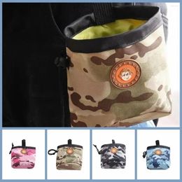 Dog Carrier Wearable Treat Pouch With Hole Adjustable Pocket Obedience Training Oxford Cloth Snack Bait Walking The