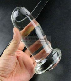 NXY Sex Anal toys Super big glass anal plug 145 54mm crystal butt sex for m302v7514497